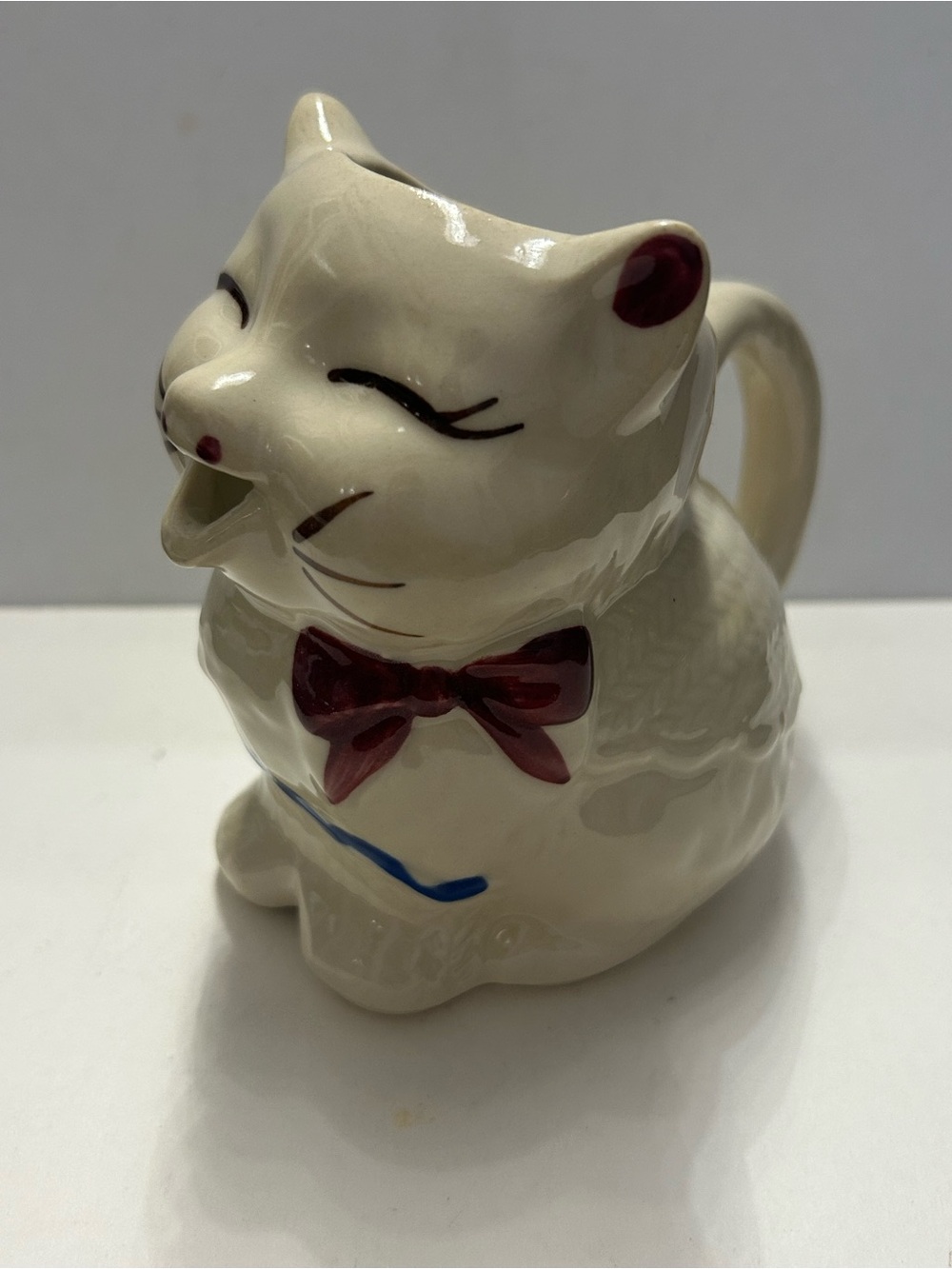 Vintage Creamer Ceramic Cat Puss’n Boots USA Shawnee Pottery